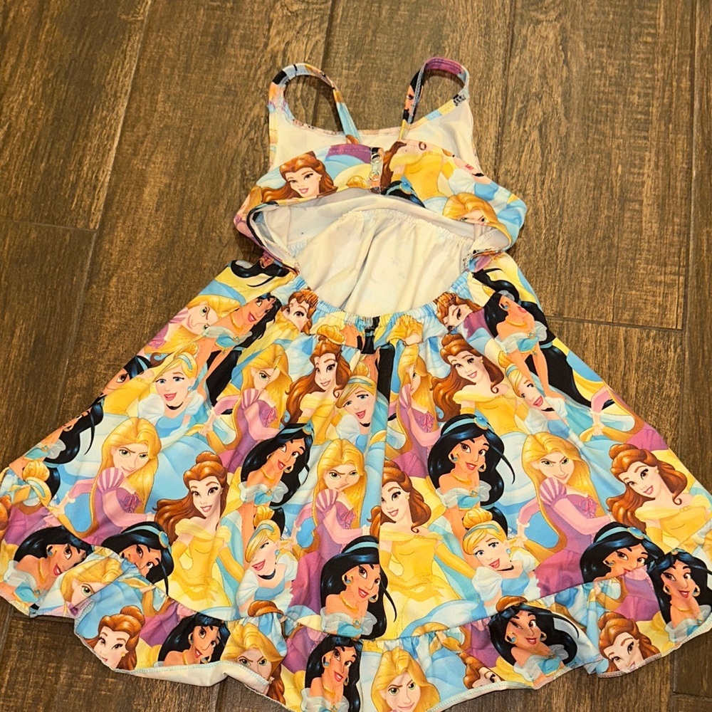 Disney Princess Boutique Dress Girls 3T Cinderella Belle Jasmine Rapunzel - Picture 3 of 4